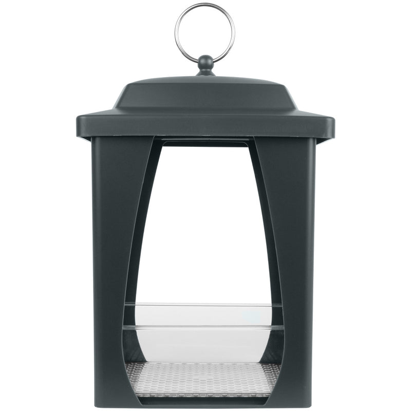 Load image into Gallery viewer, Dine-in Hanging Plastic Fly Through Bird Feeder - Grey