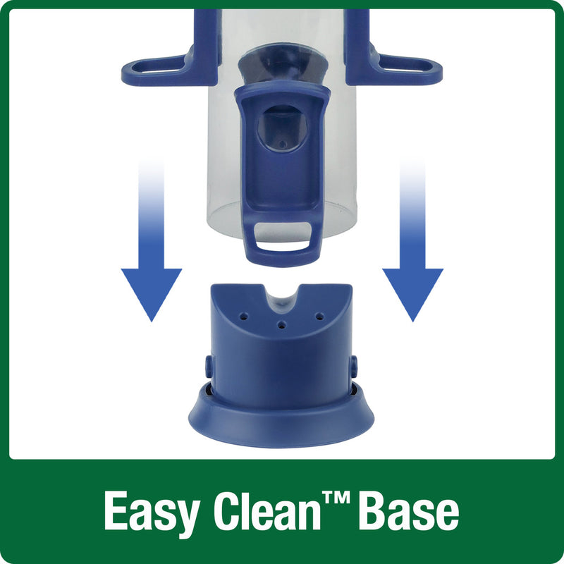 Load image into Gallery viewer, Plastic Tube Bird Feeder - Blue