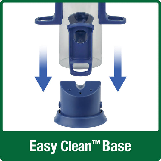 Plastic Tube Bird Feeder - Blue