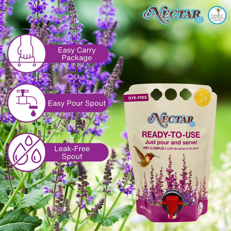 Load image into Gallery viewer, Nectar Series™  Ready-to-Use Clear Hummingbird Nectar, 51 oz