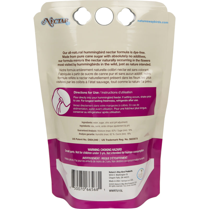 Load image into Gallery viewer, Nectar Series™ Ready-to-Use Clear Hummingbird Nectar, 51 oz