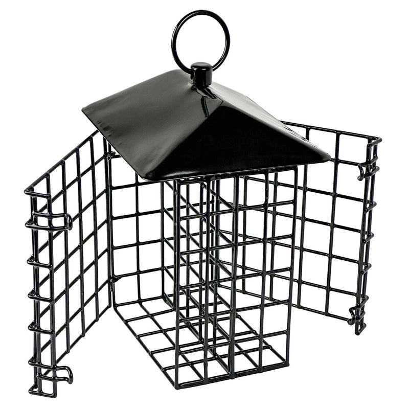 Load image into Gallery viewer, Suet Cage Bird Feeder w/ Roof - Two Cake (Model# WWSUET-3)
