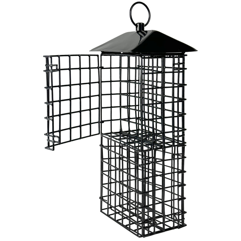 Load image into Gallery viewer, Suet Cage Bird Feeder w/ Roof - Four Cake (Model# WWSUET-4)
