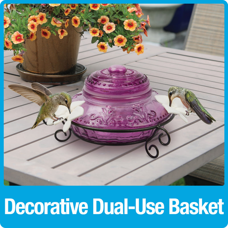 Load image into Gallery viewer, Antique Top-Fill Hummingbird Feeder