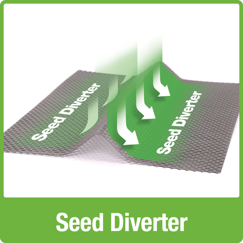 Load image into Gallery viewer, Tented seed diverter Diverts seed to feeding area giving birds easy access on Nature's Way bamboo Vertical Wave bird Feeder