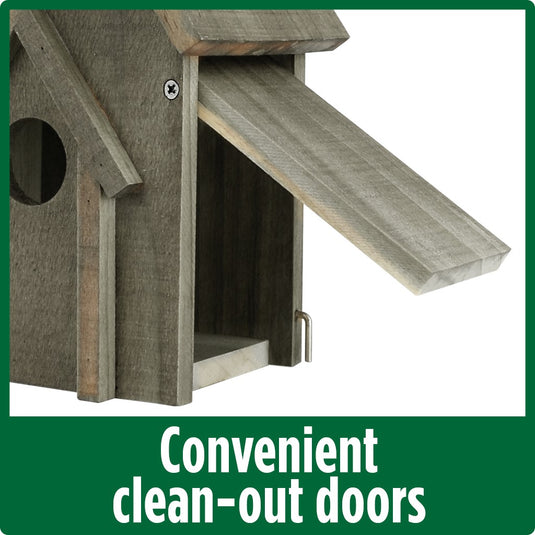 Country Bluebird House - Walnut