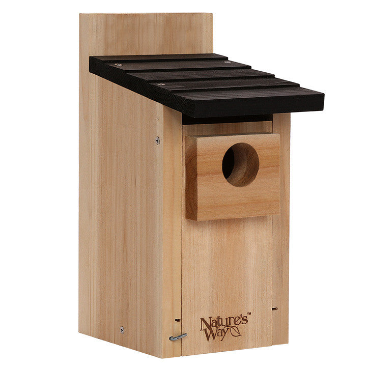 Load image into Gallery viewer, Nature&#39;s Way Bluebird Box House on white background
