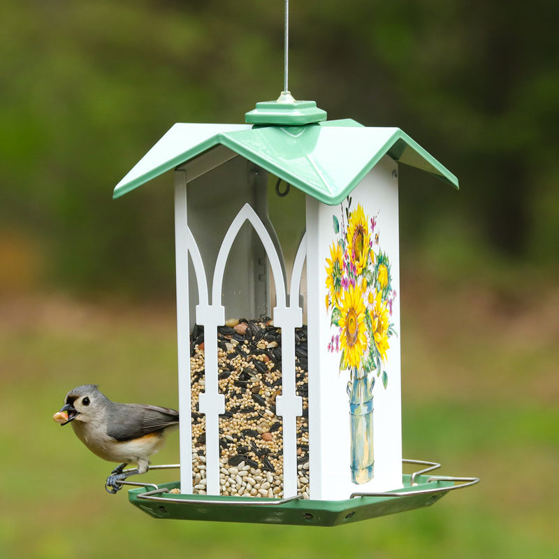 Load image into Gallery viewer, Country Cottage Gazebo Bird Feeder