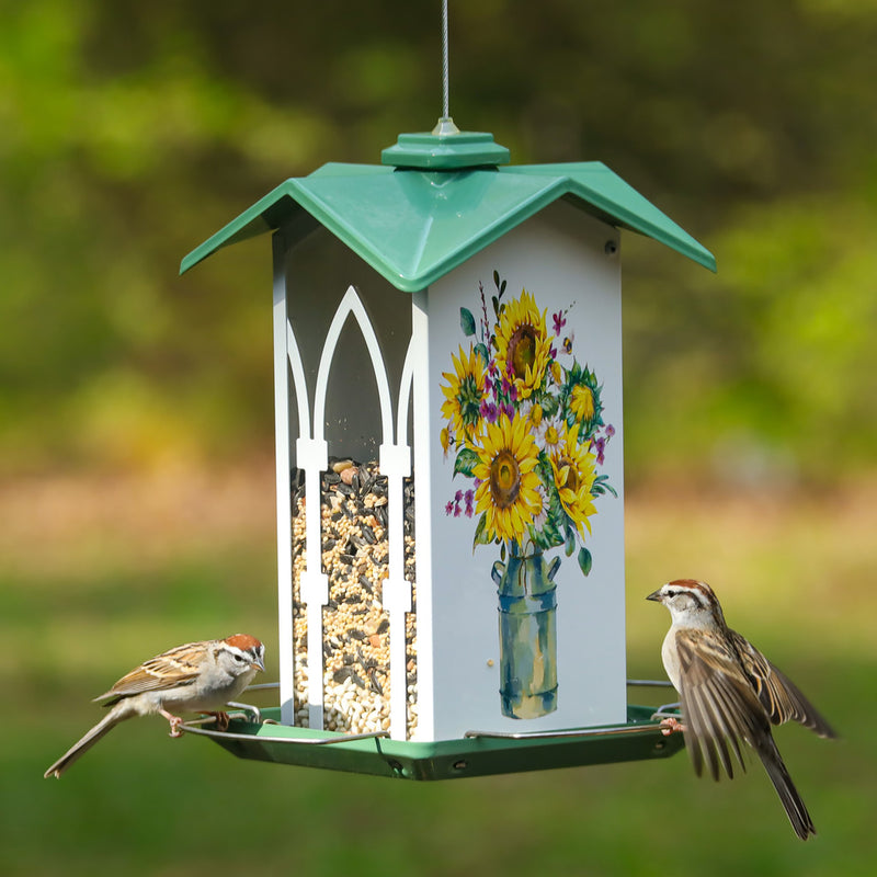 Load image into Gallery viewer, Country Cottage Gazebo Bird Feeder