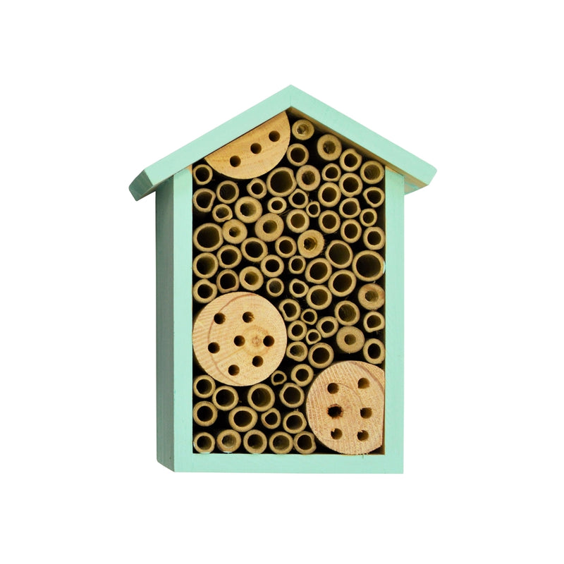 Load image into Gallery viewer, Better Gardens Bee House in teal
