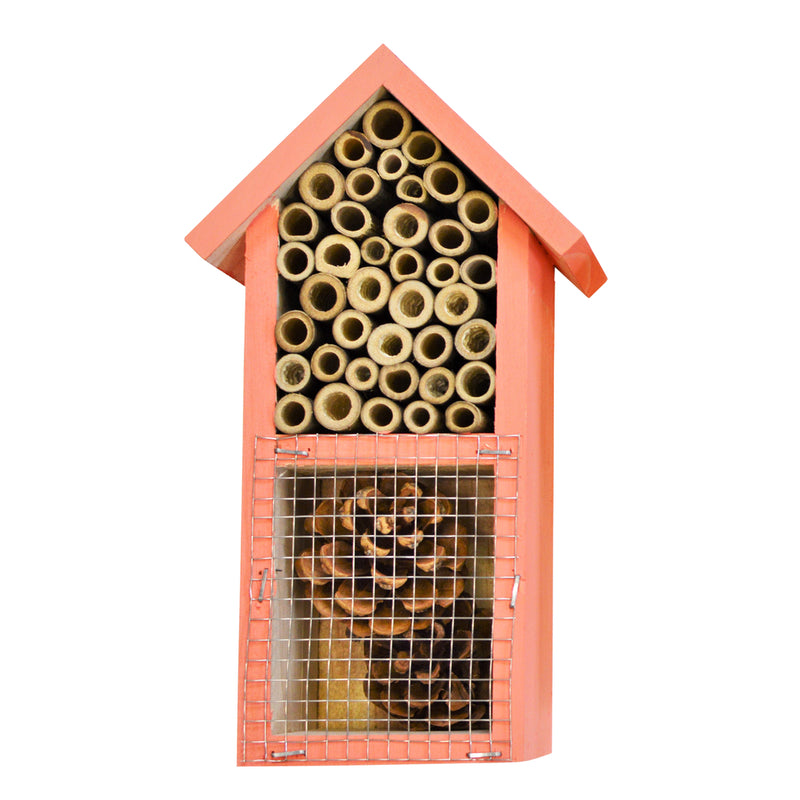 Load image into Gallery viewer, Better Gardens Dual-Chamber Beneficial Insect House in red