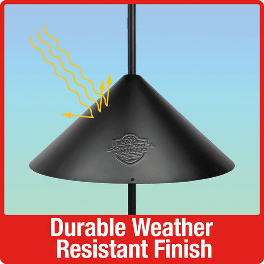 Squirrel Shield Wrap Around Metal Squirrel Baffle