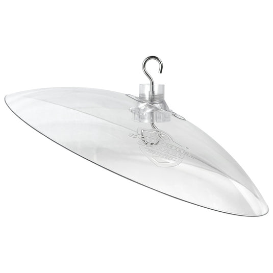 Squirrel Shield 16-inch Dual-Mount Transparent Squirrel Baffle