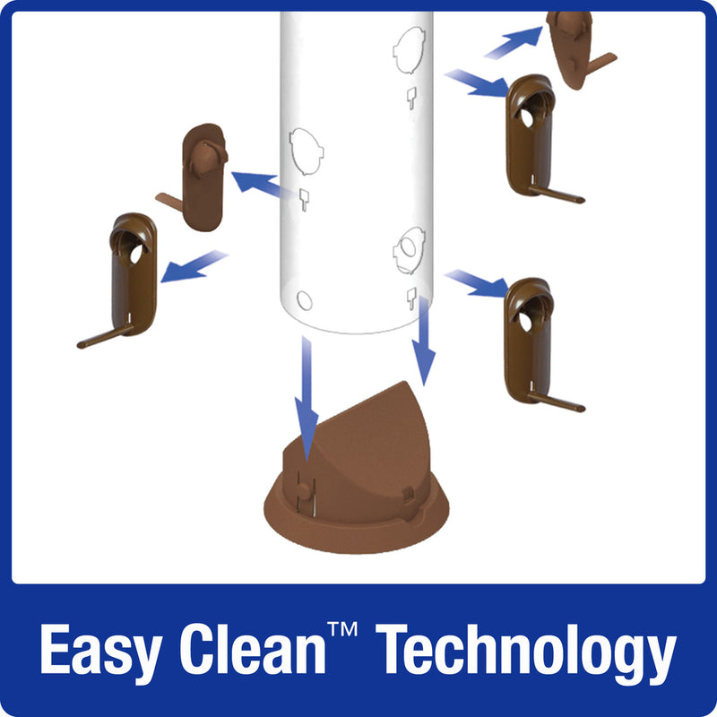 Load image into Gallery viewer, Wide Deluxe Funnel Flip-Top Tube Feeder