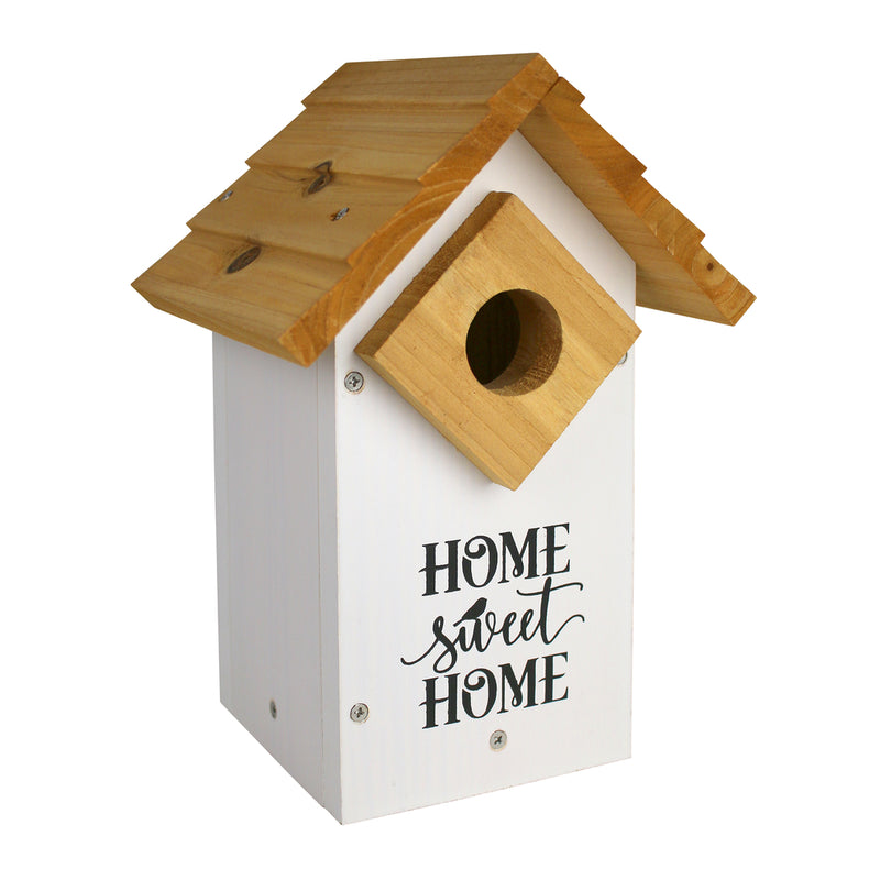 Load image into Gallery viewer, Wild Wings Farmhouse Bluebird House on white background