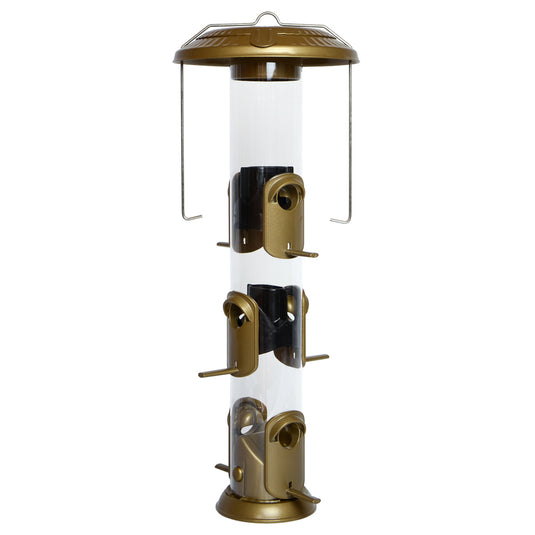 Nature's Way Deluxe Funnel Flip-Top Tube Feeder on white background