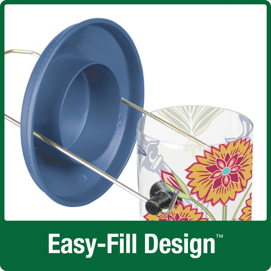 Garden Floral Easy Clean Feeder
