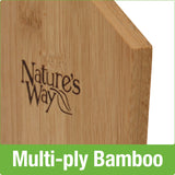 Close up of multi-ply bamboo on the Nature's Way Tail-prop Suet Bamboo bird Feeder