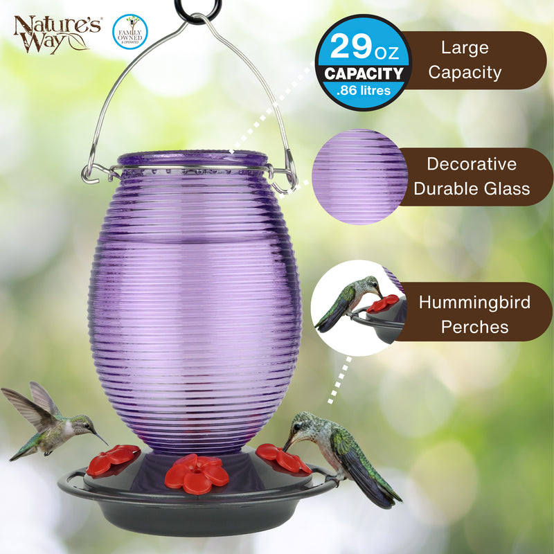 Load image into Gallery viewer, Twilight Dreams Antique Hummingbird Gravity Feeder
