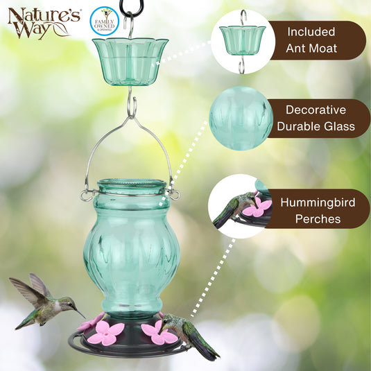 Aqua Visions Antique Hummingbird Gravity Feeder