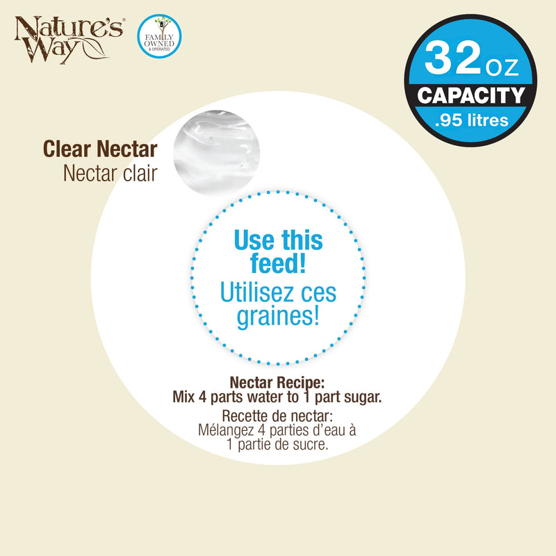 Load image into Gallery viewer, Perfect Pitcher Antique Glass Gravity Hummingbird Feeder
