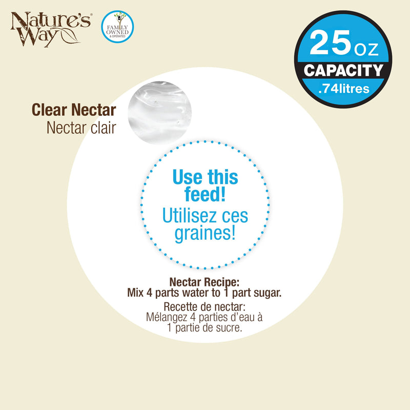 Load image into Gallery viewer, Ruby Visions Antique Glass Gravity Hummingbird Feeder
