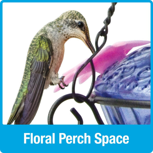 Illuminated Antique Top-Fill Hummingbird Feeder (Model