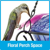 Illuminated Antique Top-Fill Hummingbird Feeder (Model# ANTHF2-I)