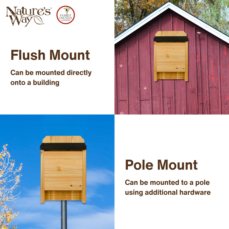 Load image into Gallery viewer, Cedar Single Chamber Bat House
