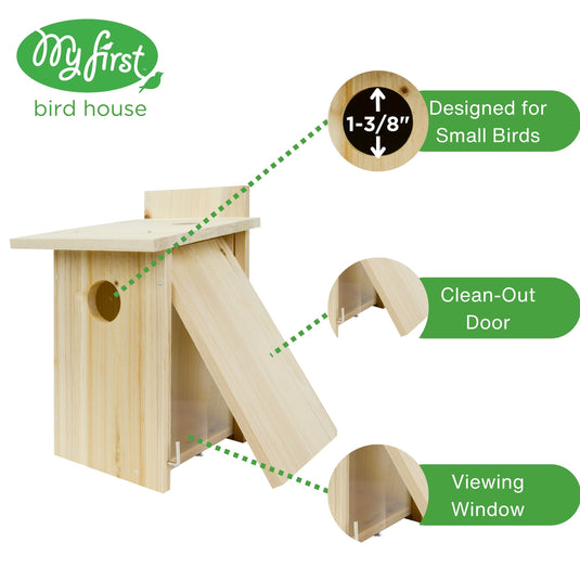 My First™ Build-It-Together Bird House w/ Viewing Window