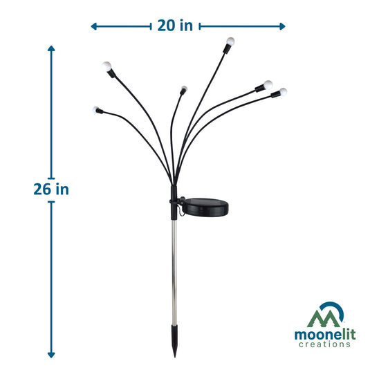 Outdoor Solar Garden Firefly Lights (2-Pack)