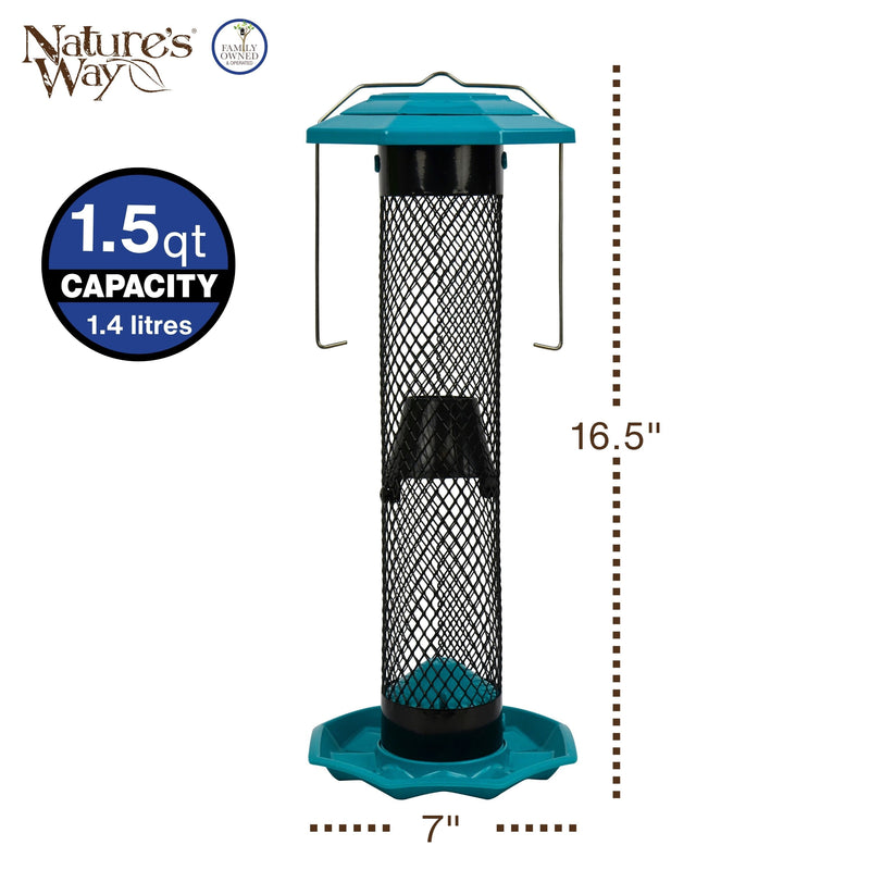 Load image into Gallery viewer, Funnel Flip-Top Mesh Sunflower Feeder
