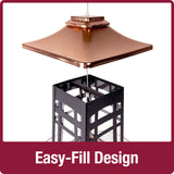 Copper Arches Gazebo Bird Feeder (Model# GAZ-A4)