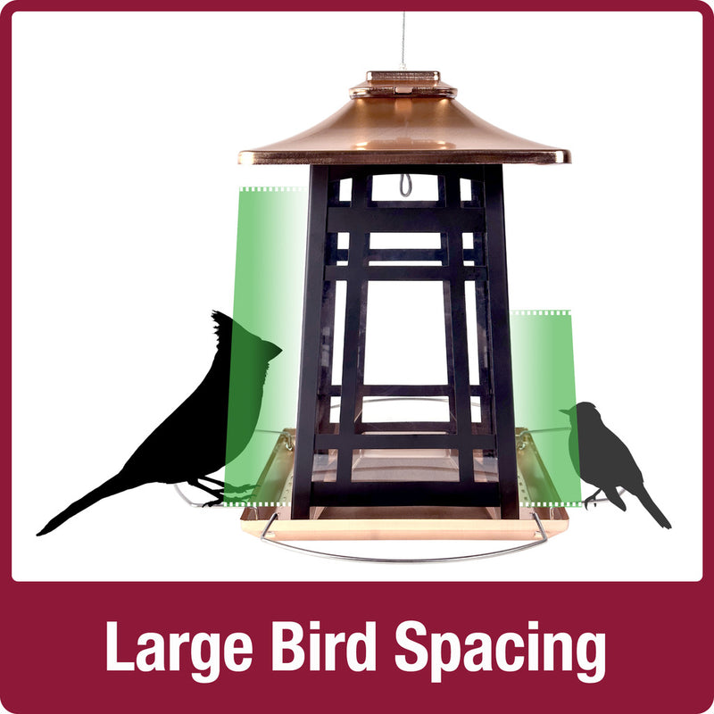 Load image into Gallery viewer, Copper Arches Gazebo Bird Feeder (Model# GAZ-A4)
