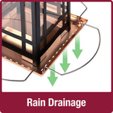 Copper Arches Gazebo Bird Feeder (Model# GAZ-A4)