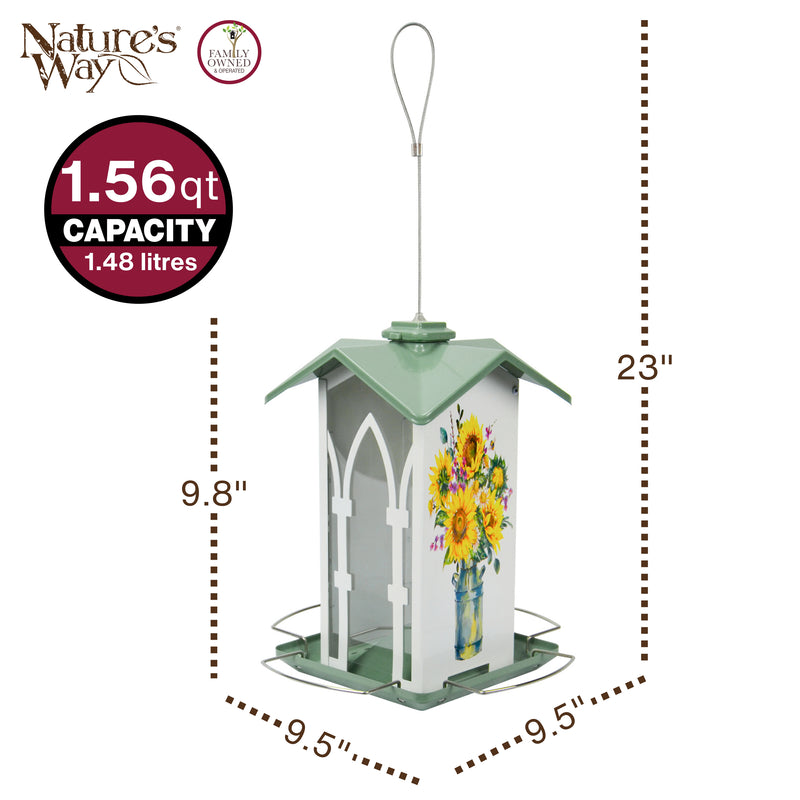 Load image into Gallery viewer, Country Cottage Metal Gazebo Bird Feeder
