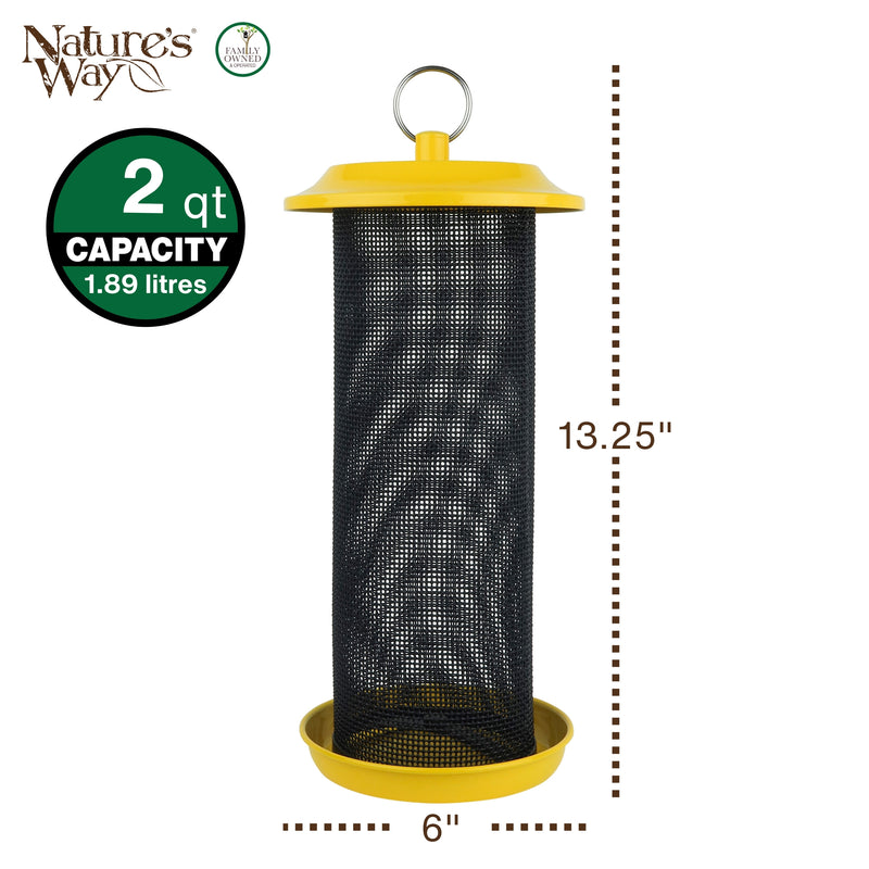 Load image into Gallery viewer, Sunglow Metal Mesh Thistle Bird Feeder
