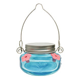 Mason Jar Hummingbird Feeder - Antique Teal (Model# WWMJF4-TEAL)