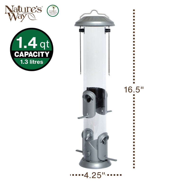 Load image into Gallery viewer, Deluxe Metal Easy Clean Tube Feeder
