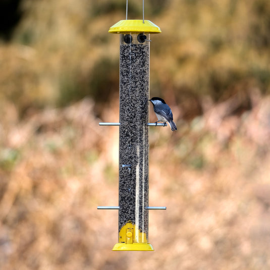 Bottoms Up Metal Thistle Finch Feeder