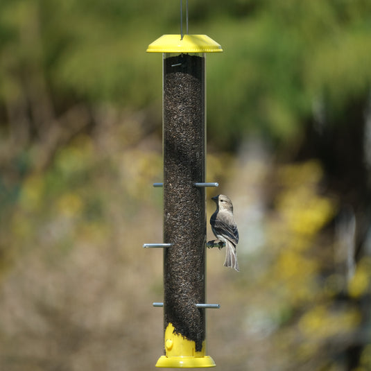 Bottoms Up Metal Thistle Finch Feeder