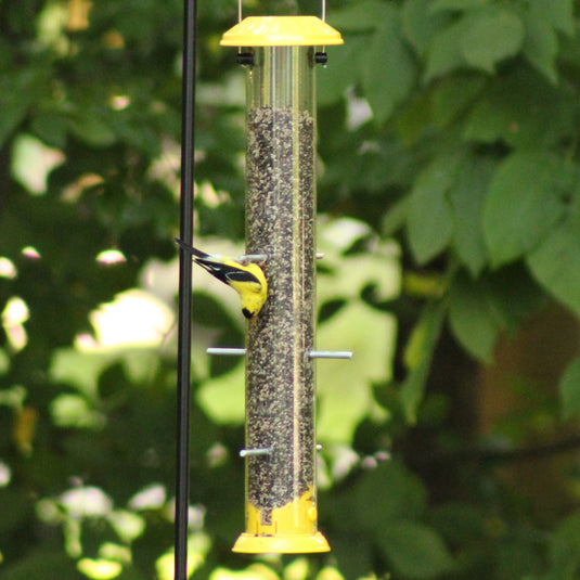 Bottoms Up Metal Thistle Finch Feeder