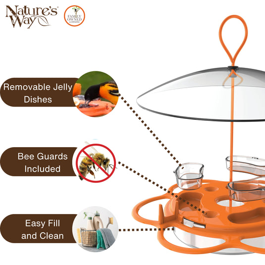 All-In-One Oriole Buffet with Protective Baffle