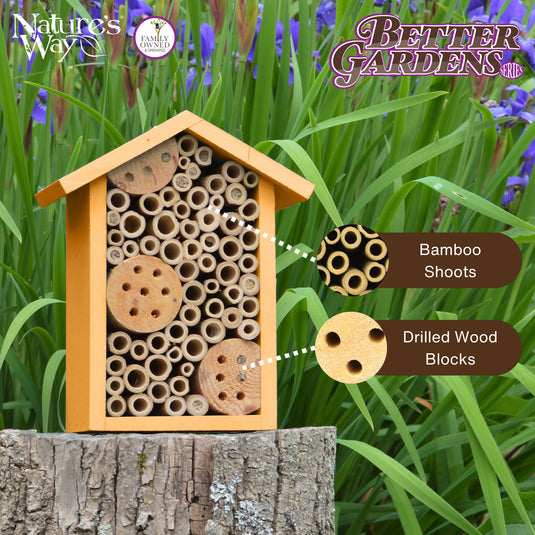 Better Gardens Pollinator House - Yellow