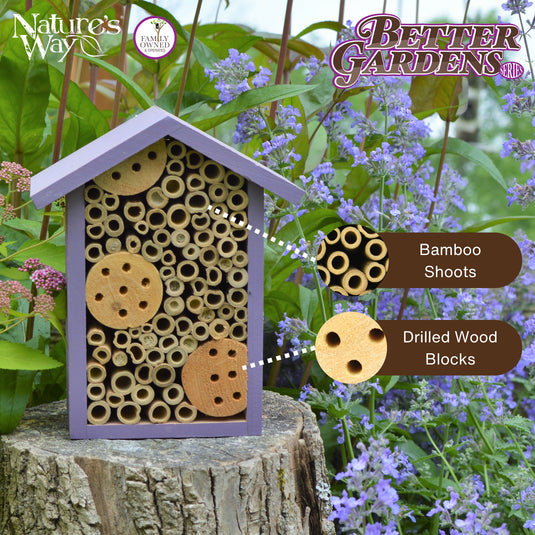 Better Gardens Pollinator House - Purple