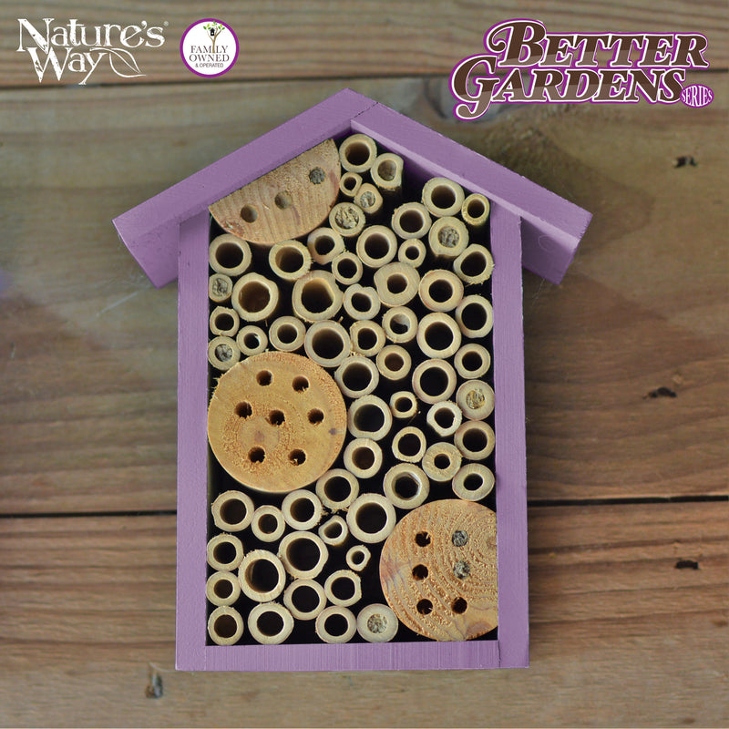 Load image into Gallery viewer, Better Gardens Pollinator House - Purple
