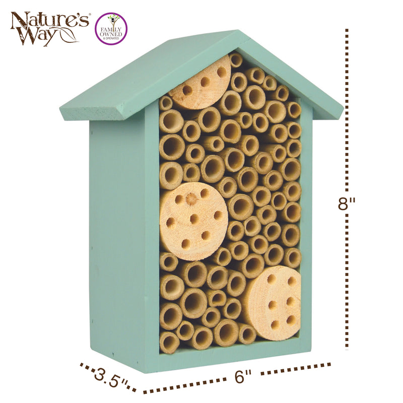 Load image into Gallery viewer, Better Gardens Pollinator House - Teal
