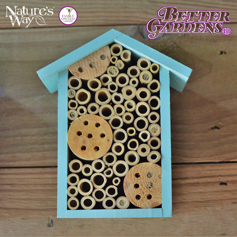 Load image into Gallery viewer, Better Gardens Pollinator House - Teal
