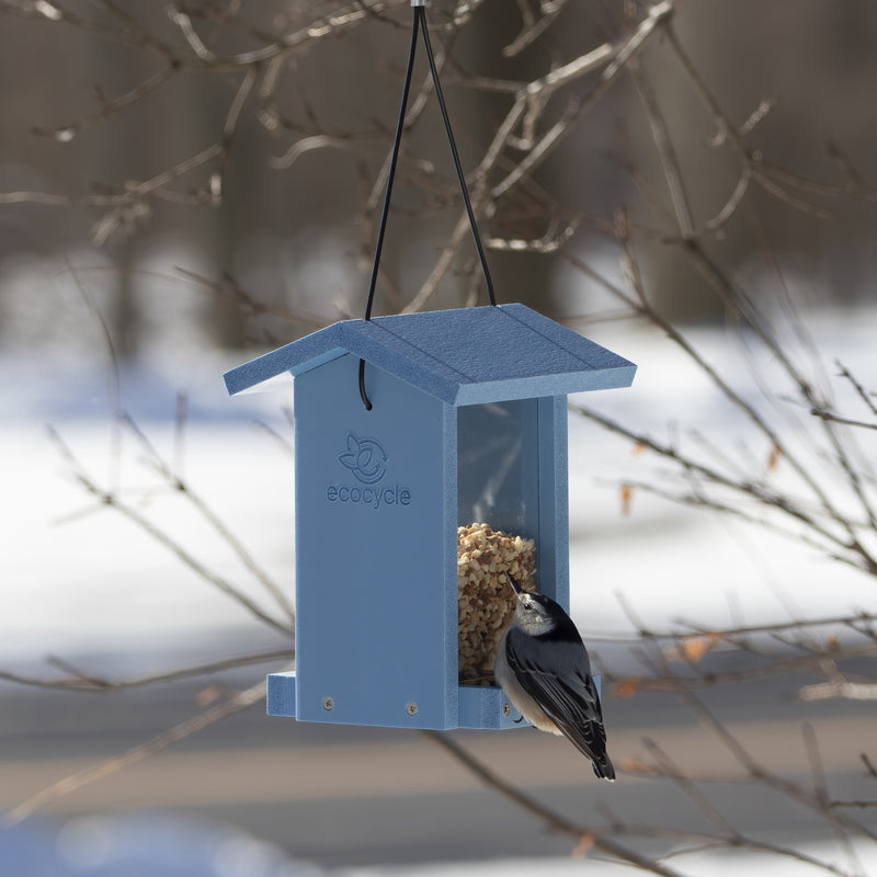 Load image into Gallery viewer, Tasty Tidbit Recycled Plastic Bird Feeder
