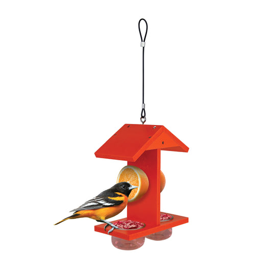 Citrus Sampler Recycled Plastic Orange and Jelly Oriole Bird Feeder